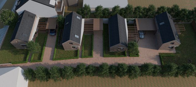 Eladó ikerház, Hatvanban 73.9 M Ft, 2+1 szobás