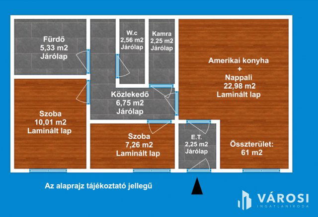 Eladó téglalakás, Hódmezővásárhelyen 23.79 M Ft, 3 szobás