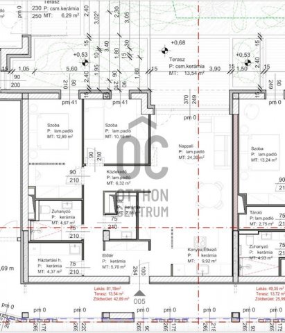 Eladó téglalakás, Debrecenben 123.342 M Ft, 3 szobás