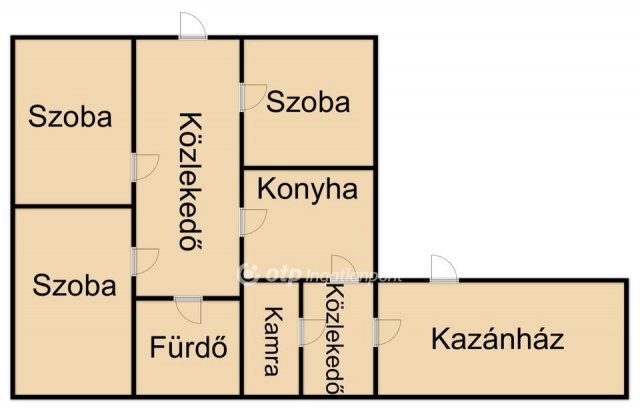 Eladó családi ház, Hajdúdorogon 55 M Ft, 2+1 szobás