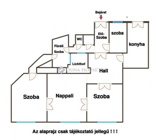 Eladó téglalakás, Budapesten, VI. kerületben 152 M Ft, 3 szobás