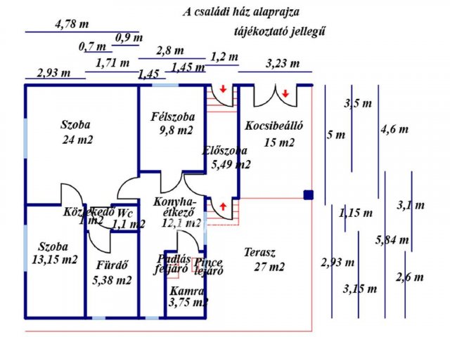 Eladó családi ház, Szolnokon 78 M Ft, 2+1 szobás