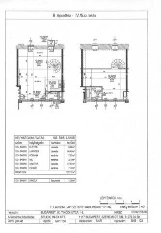 Eladó téglalakás, Budapesten, IX. kerületben 239.9 M Ft