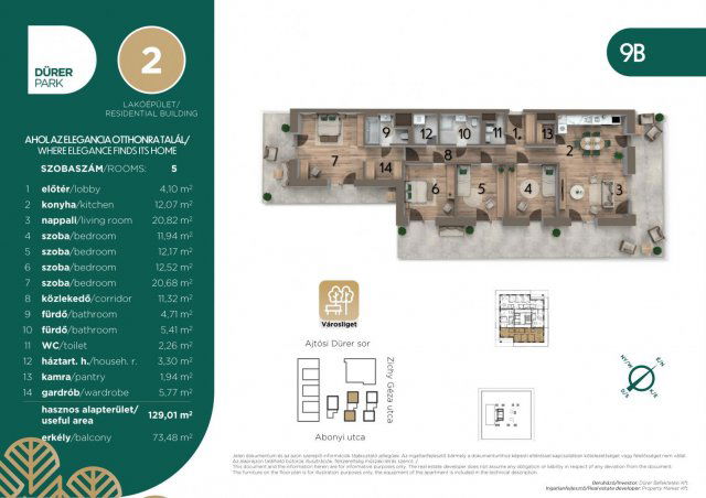 Eladó téglalakás, XIV. kerületben, Ajtósi Dürer soron