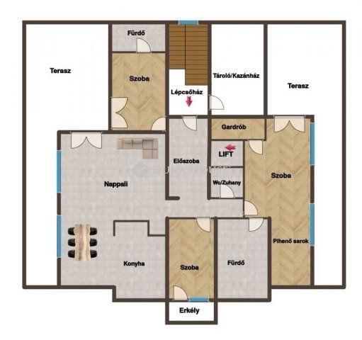 Eladó téglalakás, Érden 136.9 M Ft, 4 szobás