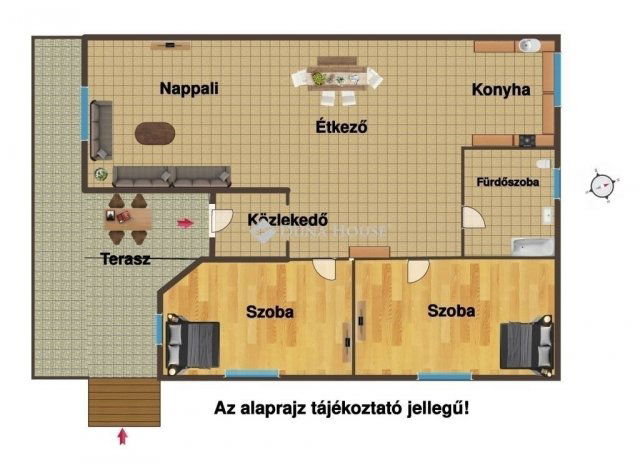 Eladó ikerház, Gyömrőn 72.9 M Ft, 3 szobás