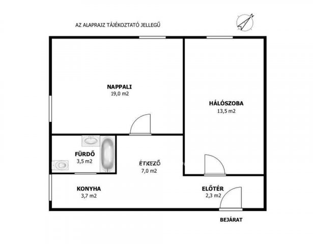 Eladó téglalakás, Budapesten, X. kerületben 64.9 M Ft, 2 szobás