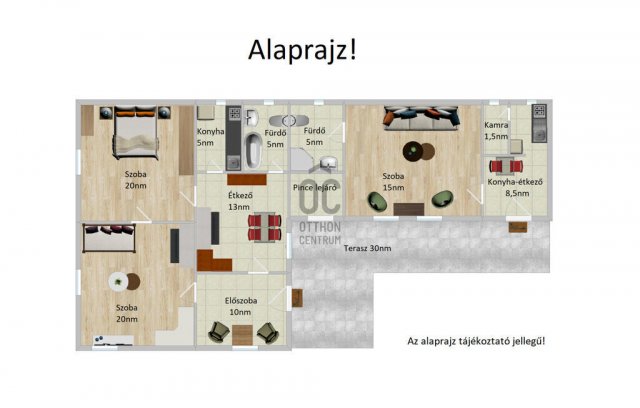 Eladó családi ház, Ráckevén 70 M Ft, 3 szobás