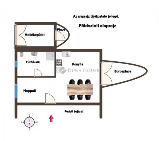 Eladó nyaraló, Neszmélyen 36.9 M Ft, 3 szobás