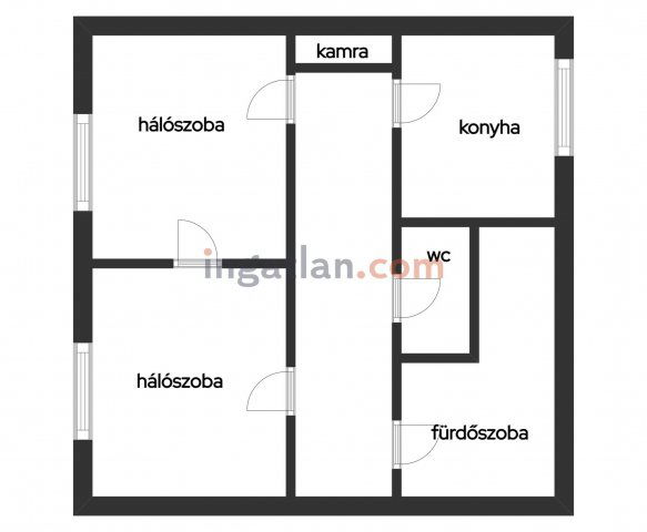 Eladó téglalakás, Kisvárdán 35 M Ft, 2 szobás