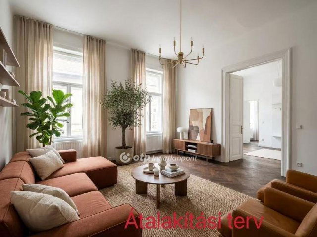 Eladó téglalakás, Budapesten, VII. kerületben 77 M Ft, 2 szobás