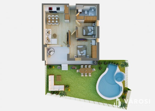 Eladó téglalakás, Debrecenben 89.9 M Ft, 3 szobás