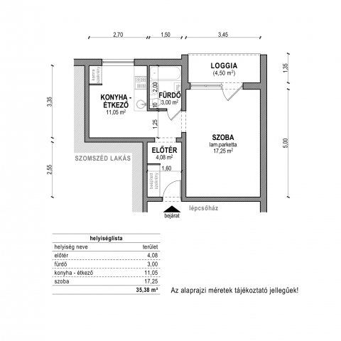 Kiadó panellakás, albérlet, Gyulán 80 E Ft / hó, 1 szobás