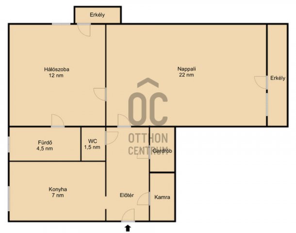 Eladó téglalakás, Budapesten, IX. kerületben 78.9 M Ft, 2 szobás