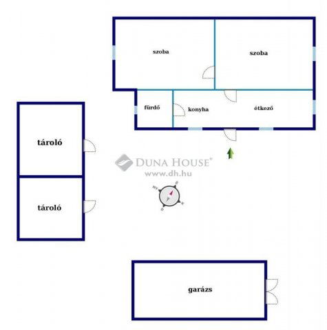 Eladó mezogazdasagi ingatlan, Kecskeméten 12.6 M Ft, 2 szobás