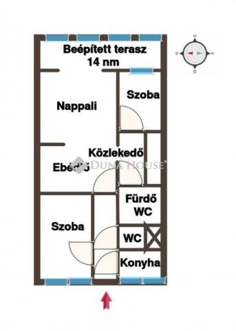 Eladó téglalakás, Budapesten, XIX. kerületben 69.99 M Ft