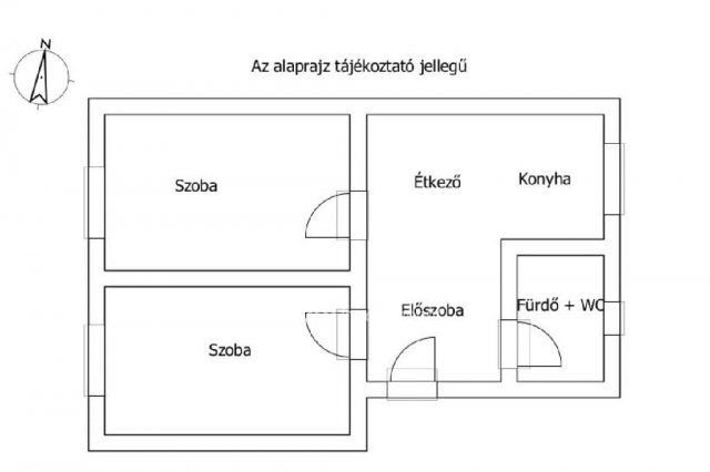 Eladó téglalakás, Tapolcán 39.9 M Ft, 2 szobás