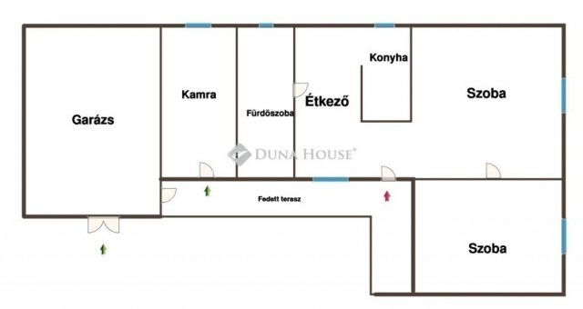 Eladó családi ház, Dabason 55 M Ft, 2 szobás