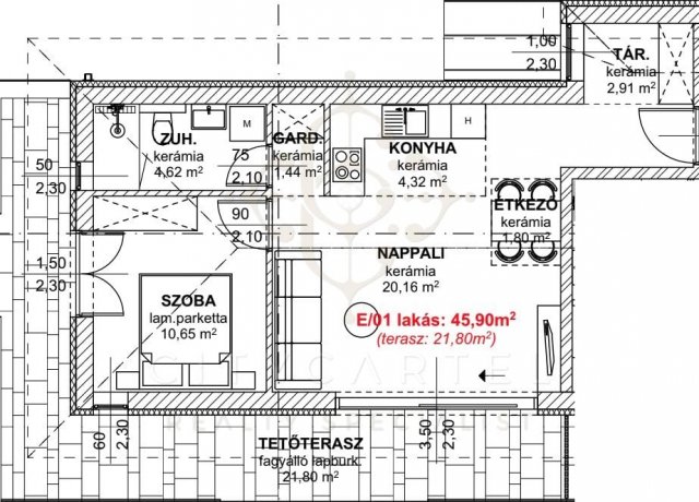 Eladó téglalakás, Balatonlelleén 69.9 M Ft, 2 szobás