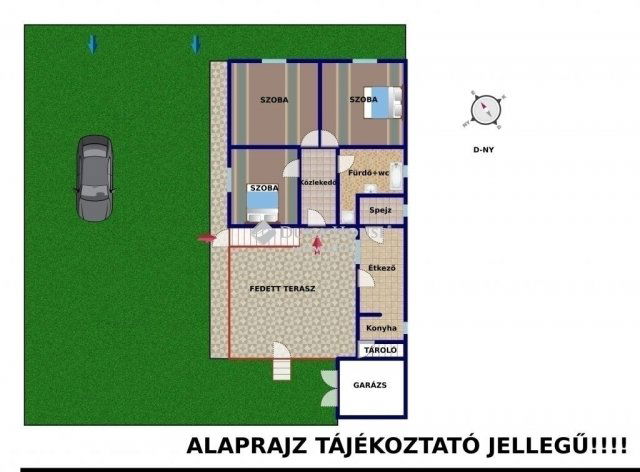 Eladó családi ház, Tápiószecsőn 50 M Ft, 3 szobás