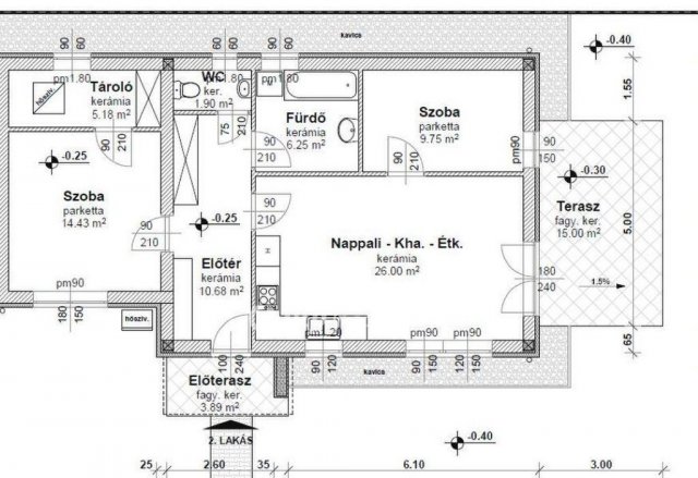 Eladó ikerház, Budapesten, XXII. kerületben 106 M Ft, 3 szobás