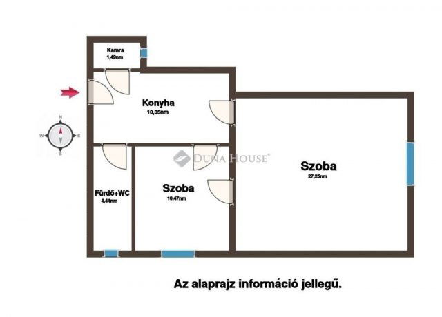 Eladó téglalakás, Budapesten, III. kerületben 58 M Ft