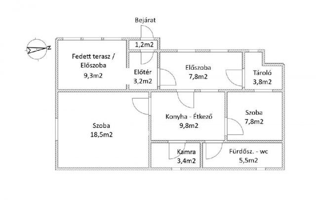 Eladó családi ház, Sümegen 14.9 M Ft, 1+1 szobás