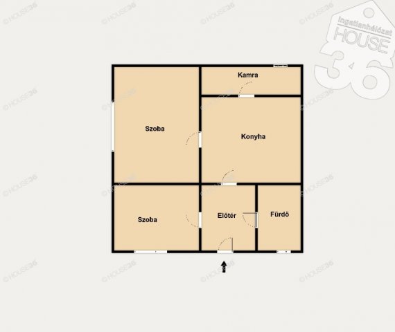 Eladó családi ház, Kecskeméten 23.9 M Ft, 2 szobás