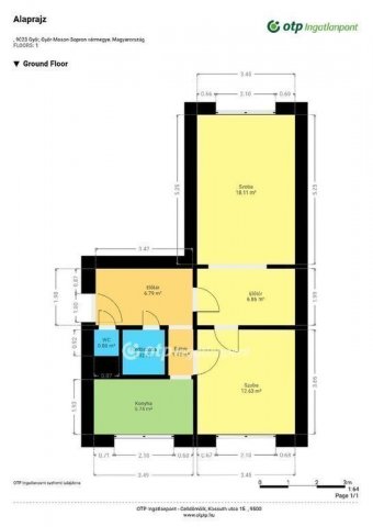 Eladó panellakás, Győrött 53.9 M Ft, 1+1 szobás