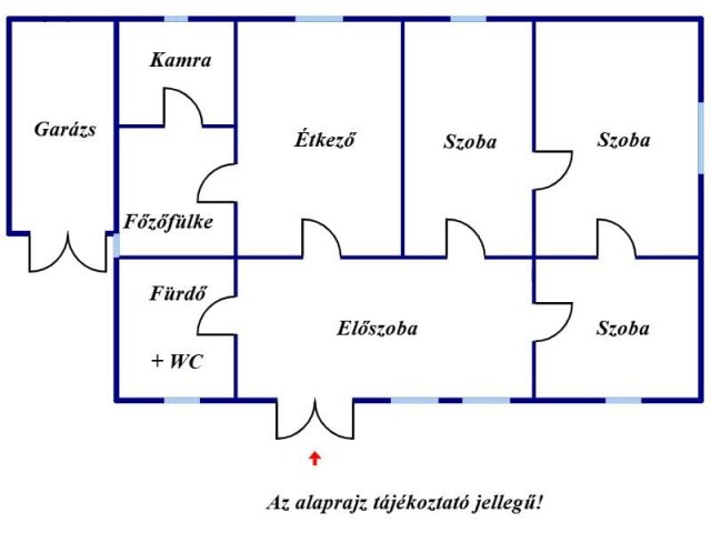 Eladó családi ház, Kunszentmártonban 7.6 M Ft, 2+1 szobás