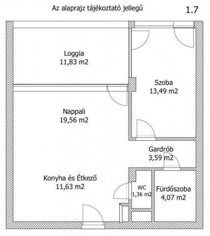 Eladó téglalakás, Keszthelyen 74 M Ft, 2 szobás