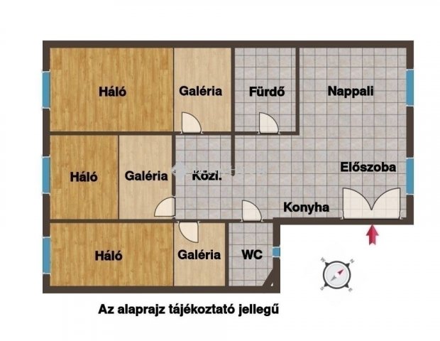 Eladó téglalakás, Budapesten, VII. kerületben 77.99 M Ft