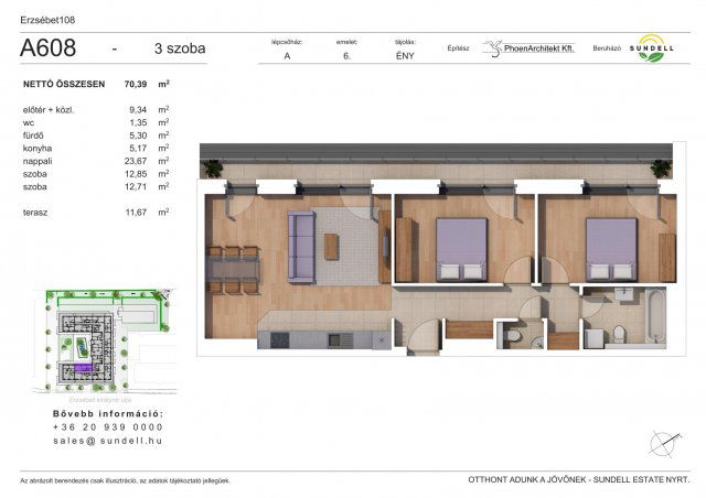 Eladó téglalakás, XIV. kerületben, Erzsébet királyné útján