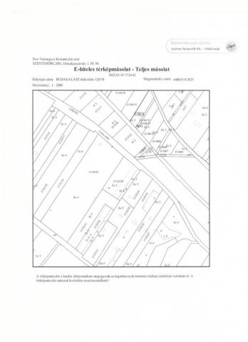 Eladó mezogazdasagi ingatlan, Budakalászon 30 M Ft