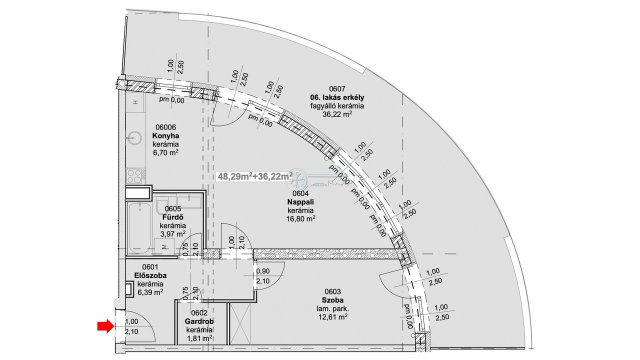 Eladó téglalakás, Szegeden 92.4 M Ft, 3 szobás