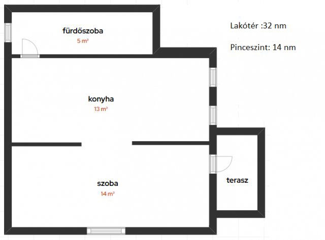 Eladó mezogazdasagi ingatlan, Monoron 15.9 M Ft, 1 szobás