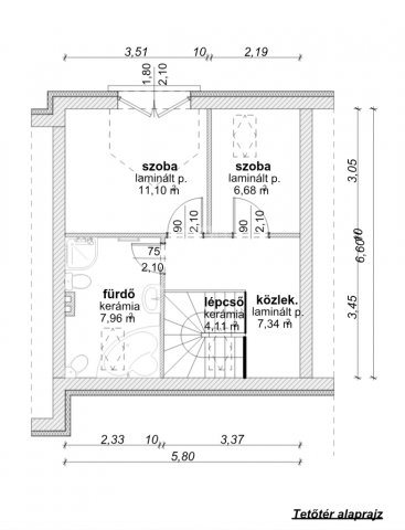 Eladó sorház, Érden 92 M Ft, 1+2 szobás / költözzbe.hu