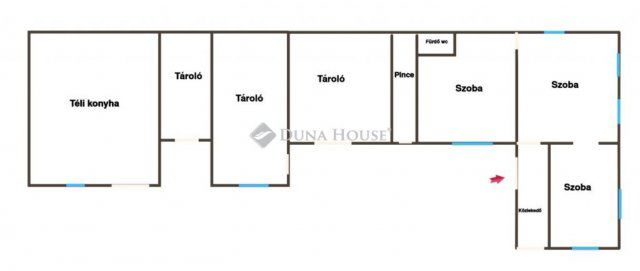 Eladó családi ház, Vanyarcon 40 M Ft, 2 szobás