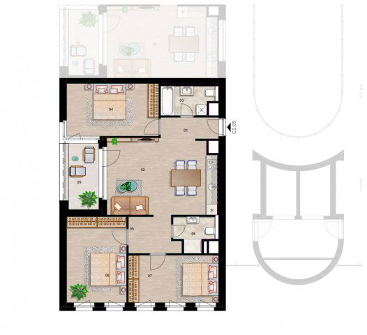 Eladó téglalakás, Budapesten, XVIII. kerületben, Üllői úton