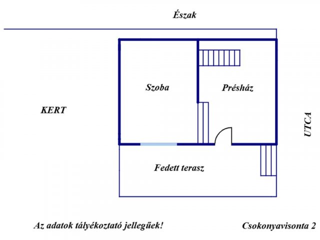 Eladó családi ház, Csokonyavisontán 16.6 M Ft, 2 szobás