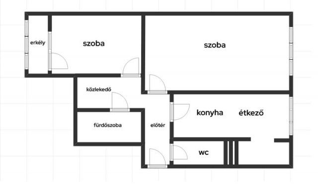 Eladó téglalakás, Budapesten, X. kerületben 77 M Ft, 2 szobás