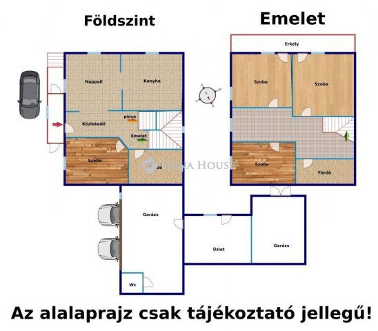 Eladó családi ház, Tóalmáson 85.9 M Ft, 5 szobás