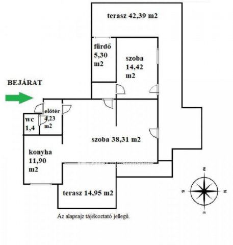 Eladó téglalakás, Budapesten, III. kerületben 195 M Ft, 2 szobás