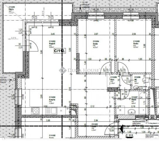 Eladó téglalakás, Budapesten, XIII. kerületben 110.4 M Ft