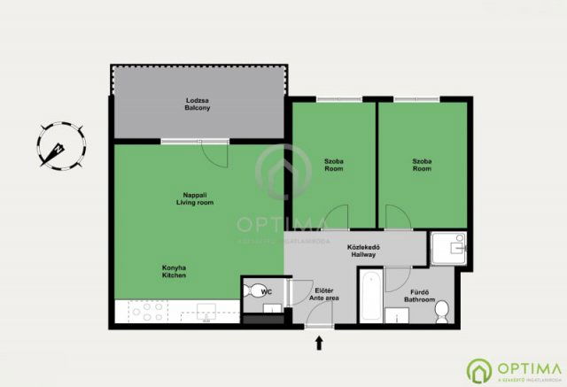 Eladó téglalakás, Érden 98.8 M Ft, 3 szobás