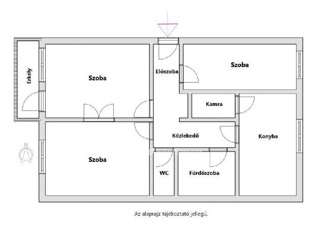 Eladó téglalakás, Kiskunfélegyházán 53.9 M Ft, 3 szobás