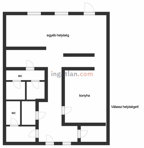 Eladó üzlethelyiség, Várpalotán 82 M Ft / költözzbe.hu