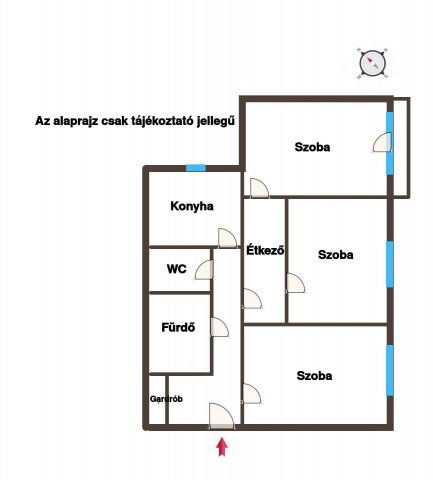 Eladó panellakás, Budapesten, XV. kerületben 76 M Ft, 3 szobás