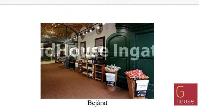 Kiadó üzlethelyiség, Budapesten, V. kerületben 15000 E Ft / hó