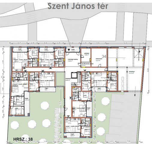 Eladó téglalakás, Makón, Szent János téren 63.2 M Ft, 2 szobás